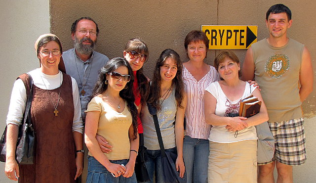 Armni v Taize, ipka crypte oznauje Armena Martirosyana :-)