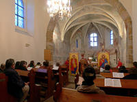 Řecko-katoliocká bohoslužba na Levém Hradci