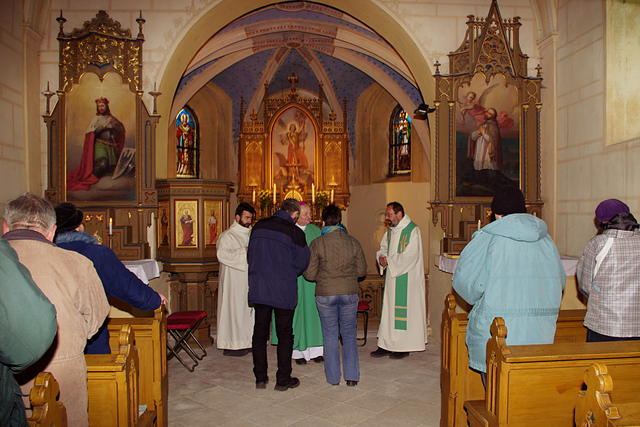V kostele ve Svrkyni s panem biskupem