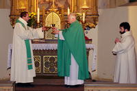 Bohoslužba s biskupem Karlem