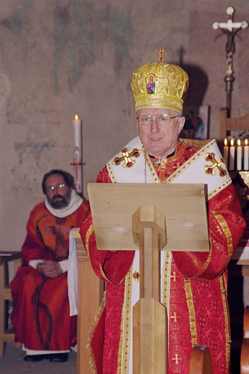 Biskup Ladislav Huko a pter Petr