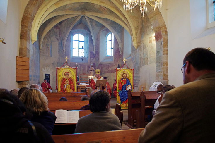 eckokatolick liturgie na Levm Hradci