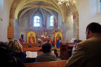 Řeckokatolická liturgie na Levém Hradci