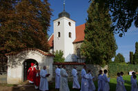 Kardinál Duka pražský arcibiskup na Levém Hradci