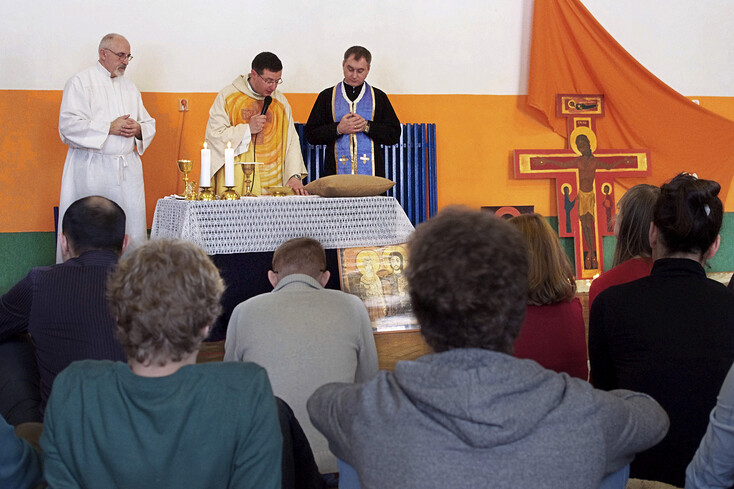 Mass on the New Year in Zalov