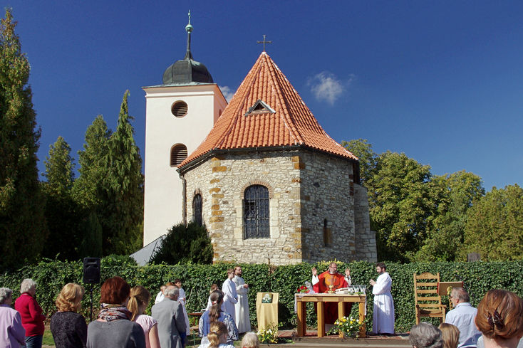 Bohosluba na Levm Hradci