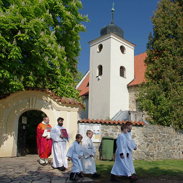 Příchod na bohoslužbu