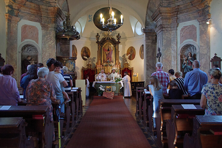 Mše k výročí posvěcení kostela