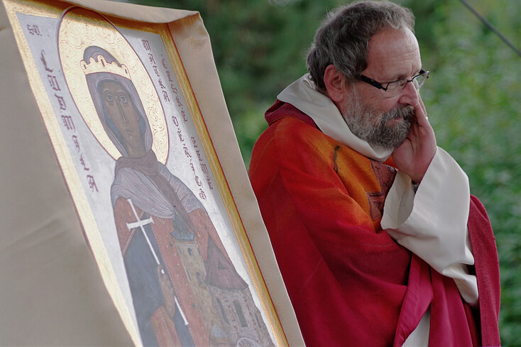Petr a ikona sv. Ludmily