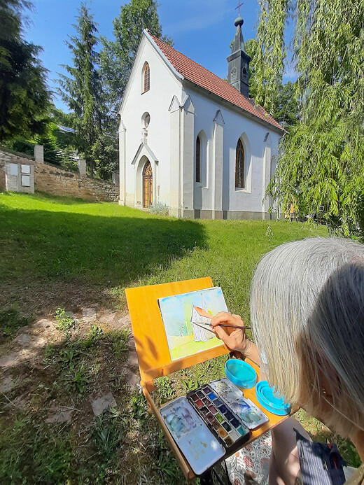  Malov�n� kostela sv. Prokopa