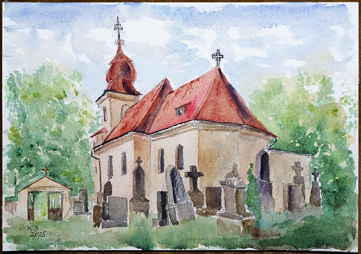 Obrzek kostela v Noutonicch