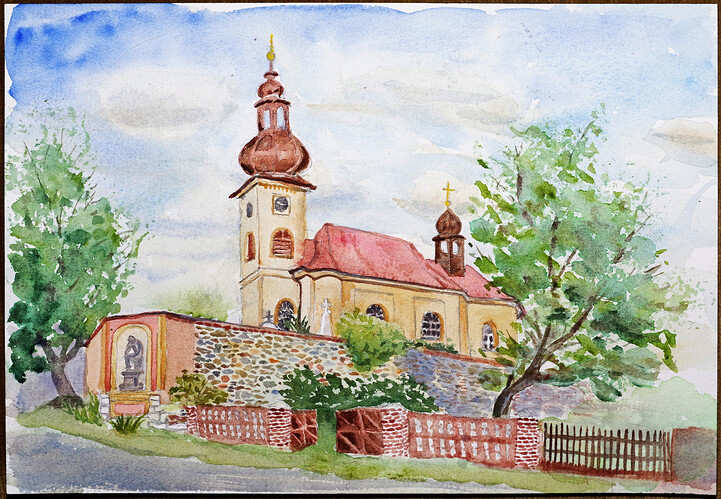Obrzek kostela v Tursku