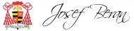 Podpis a znak Mons. Josefa kardinála Berana