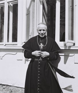 Fotografie Stanislava Boloňského - kardinál Josef Beran