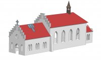 model kostela