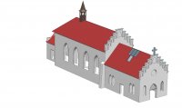 model kostela
