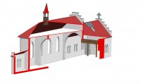model kostela