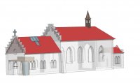 model kostela
