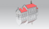 model kostela
